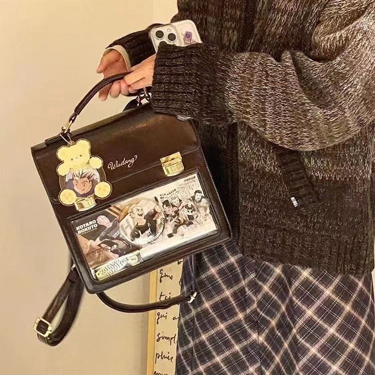 Borsa donna 2024 zaino quotidiano versatile stile college trasparente monospalla tracolla borsa da dolore_voghion.com