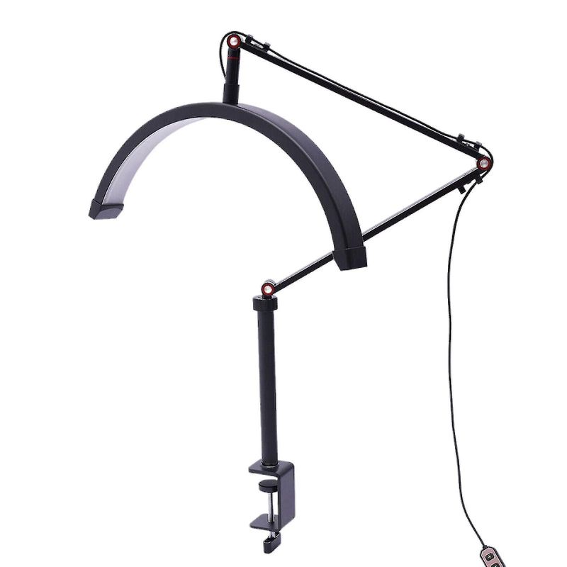Tricolor Eyelash Led Light Half Moon Lamp For Lash Extension Tattoo Beauty Salon Adjusted_voghion.com