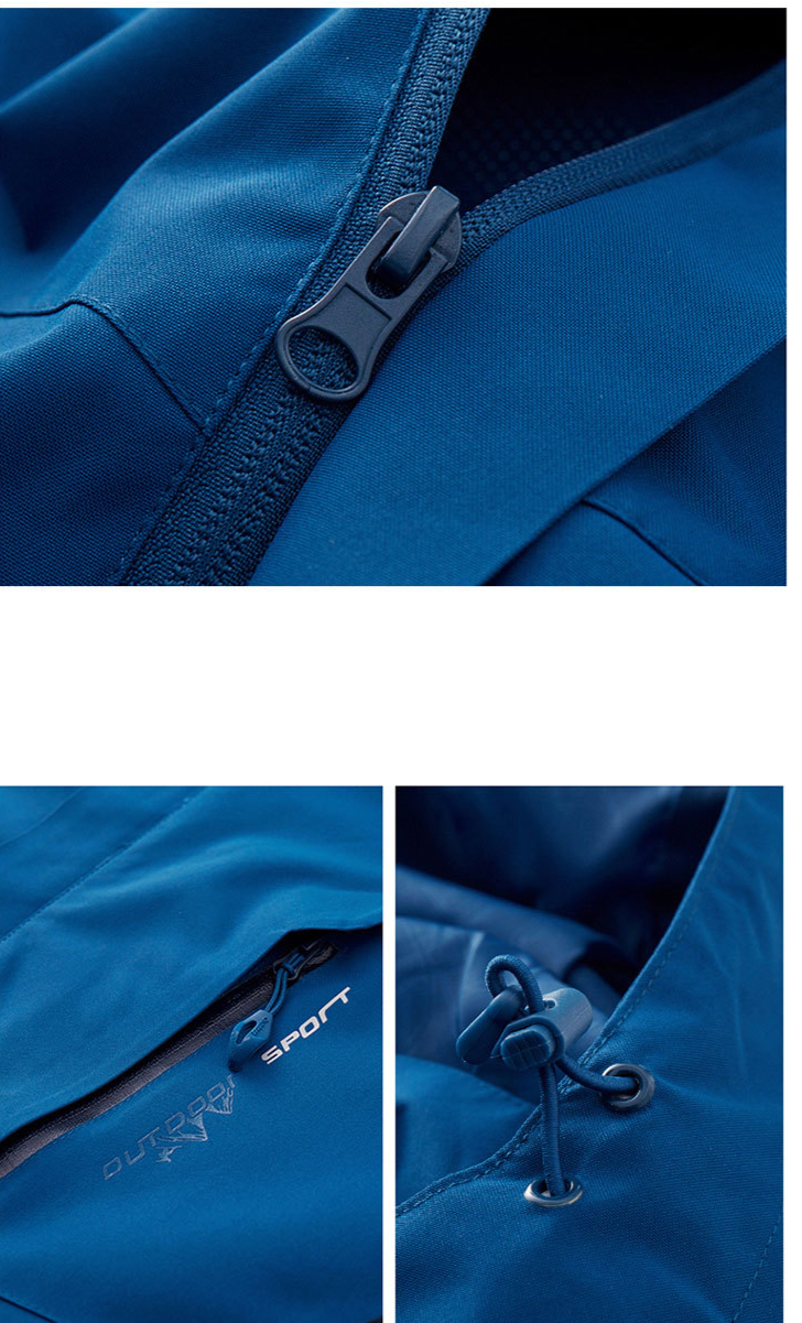 Herrkläder tunna par utomhus vandring andningsbara bergsklättringskläder dam vindtät vattentät jacka fiskejacka_voghion.com