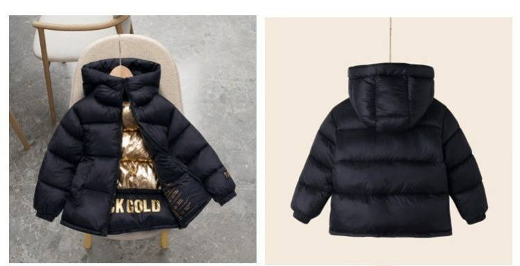 Kids' Winter Heated Jacket With Graphene Technology - Warm & Comfortable Unisex Coat For Boys & Girls (100-150cm, Black)_voghion.com