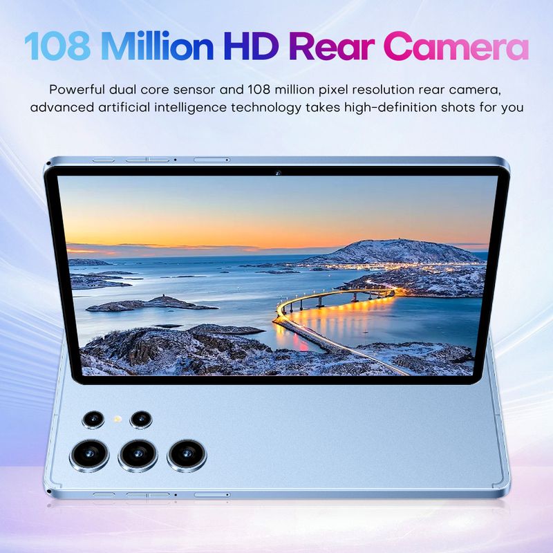 The Latest 11 Inch 5G Android 15 Tablet In 2025, 16GB+1TB, 48+108MP, 8800mAh, 1440*3200,With A Shell, No Power Touch Pen, Keyboard_voghion.com