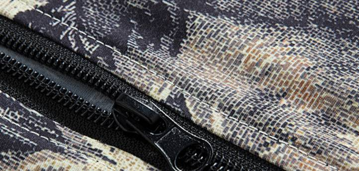 Men's Retro Print Baseball Jacket – Stretchable Four-Way Fabric, Loose Fit, Stand Collar (Floral/Geometric Patterns, S-2XL, Spring/Fall Essential)_voghion.com