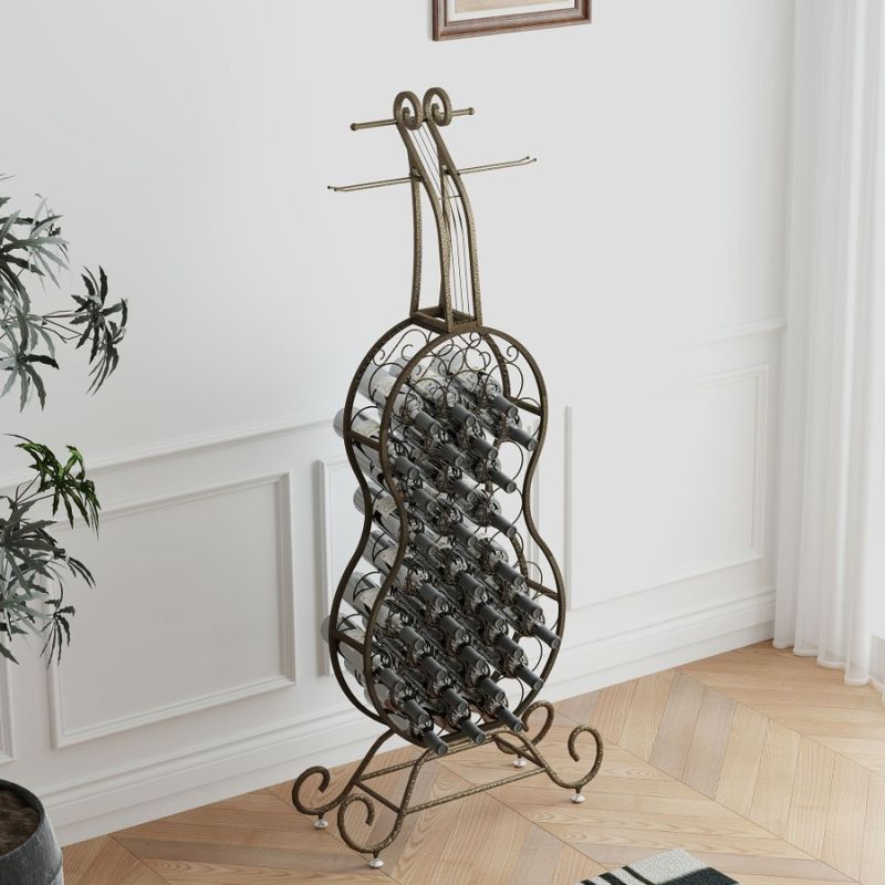 Rack Wine Bakers For For Bottle Shape With And Freestanding Wine Storage Home Wine Storage Wine Bar Organizer Rack Liquor Cello_voghion.com