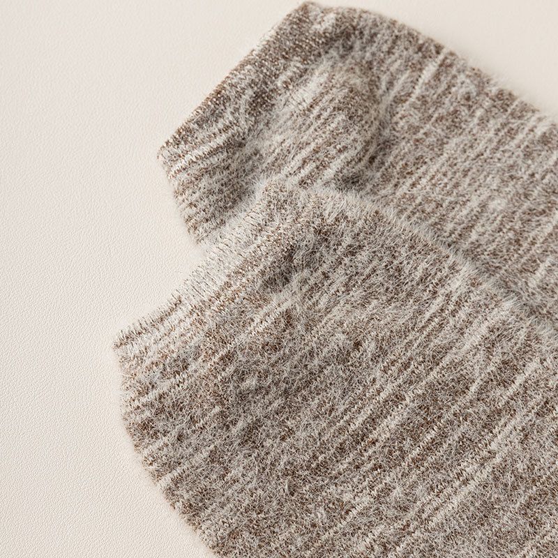 Neue Winter-Knieschoner aus Wolle für Damen und Herren, dicke Wollsocken im Retro-Stil, gestrickte warme Knieschoner, grenzüberschreitende Lieferung_voghion.com
