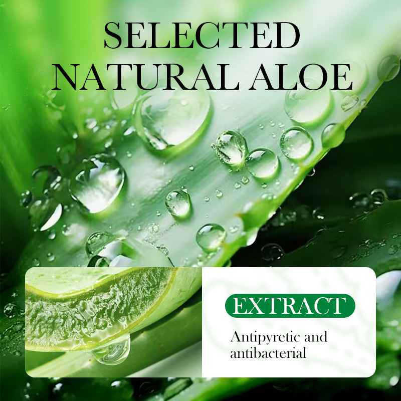 SADOER Aloe Vera Łagodny i łagodzący dwustronny papierowy krem do depilacji ciała z woskiem_voghion.com