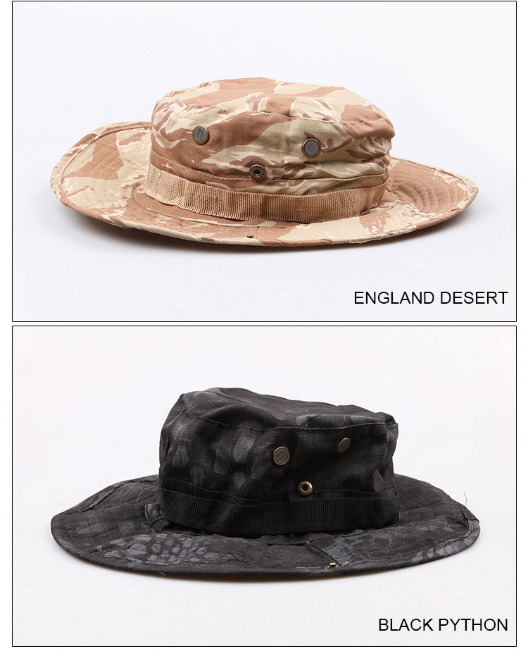 Chapéu camuflado do exército dos EUA BOONIE HAT espesso boné tático militar caça caminhadas escalada acampamento chapéu multicâmera 20 cores AF056_voghion.com
