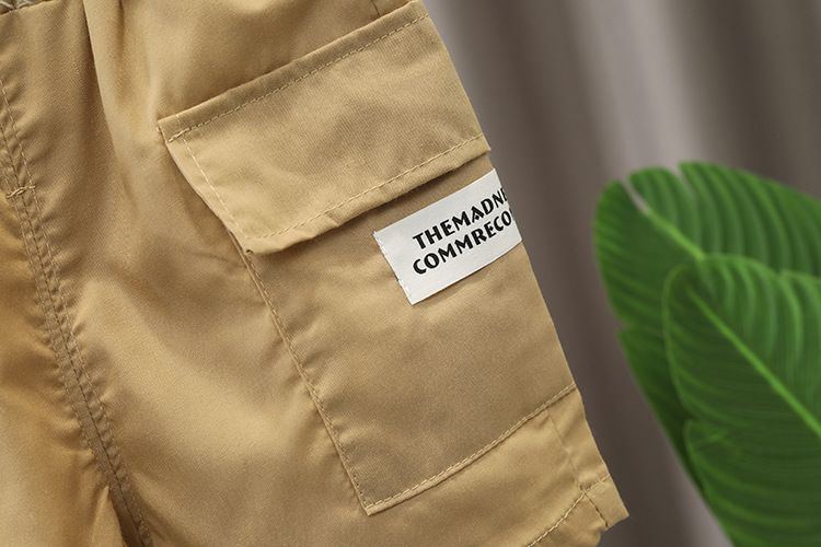 Dragt 2024 Sommer Nye Børn og Drenge Mode Kortærmet Stribet Polo Shirt Todelt Sæt Trendy_voghion.com