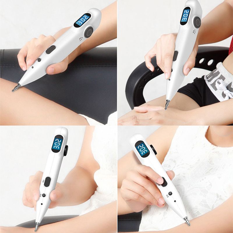Centre d'acupuncture électronique Détecteur de points ZEHN avec affichage numérique Thérapie laser Massage intensif Point d'acupuncture Stimulateur musculaire Appareil_voghion.com