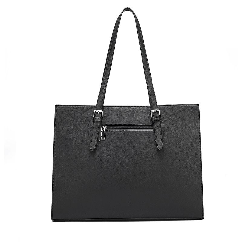Borsa a tracolla grande, elegante e versatile, con motivo a croce per laptop, da donna, 2023_voghion.com