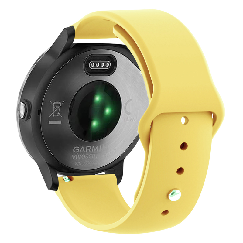 Cinturino in silicone da 20mm 22mm per Garmin Vivoactive 3 4 Band Watch Venu 2 SQ Forerunner 645 Bracciale da polso Garmin_voghion.com