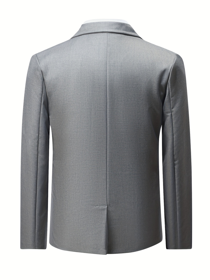Abito da ragazzo Autunno Camicia a maniche lunghe Abito Gilet Pantaloni Abito da gentiluomo Set di quattro pezzi_voghion.com