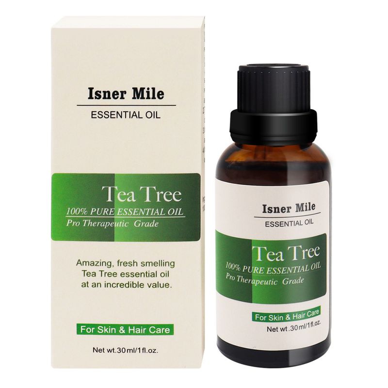 MS-106 ätherisches Teebaumöl 30ml ISNER MILE unabhängige Farbbox-Verpackung_voghion.com