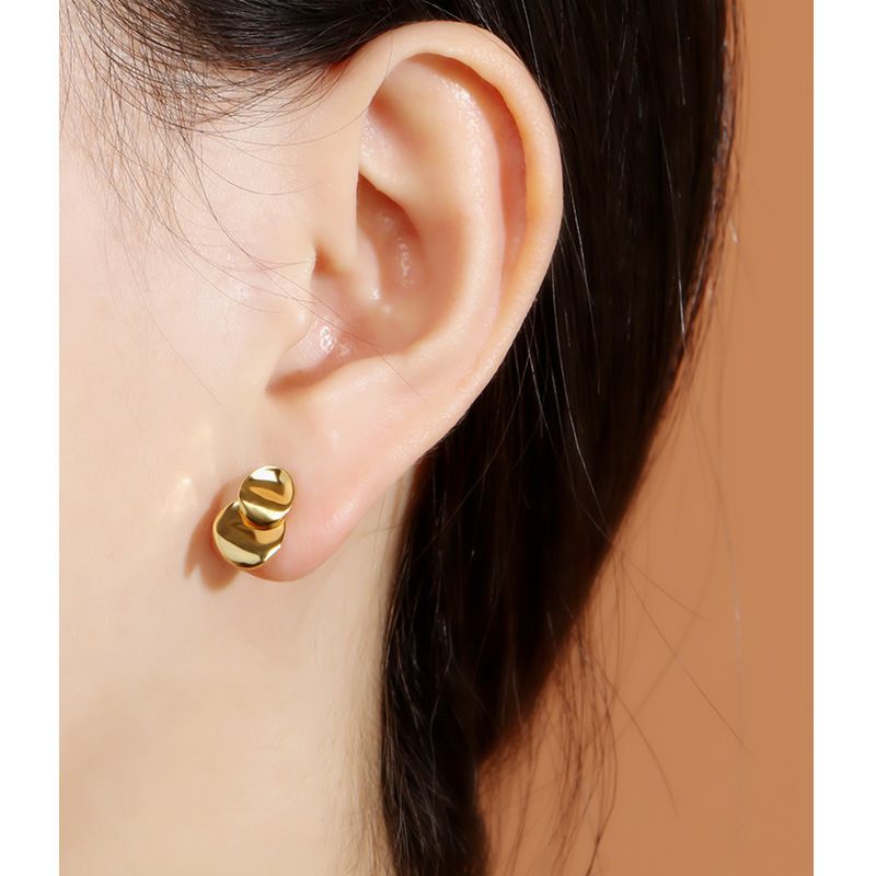 Orecchini in argento sterling Gioielli per le orecchie da donna Design di nicchia Senso avanzato ins Stile Temperamento_voghion.com