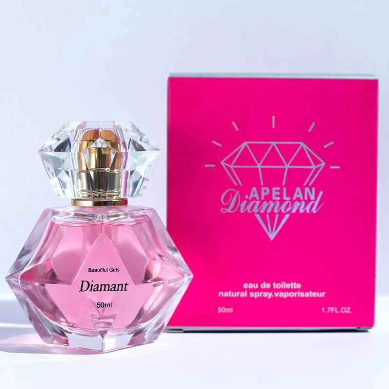 HNVN 50ML Diamant Dame langlebiger leichter Duft kleine frische natürliche Frauen Geburtstagsgeschenk Mädchen Web Promi Parfüm_voghion.com