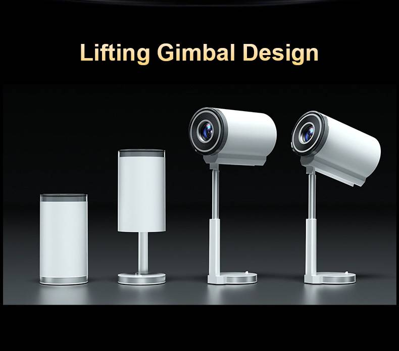 2025 Retractable Integrated Projector for Home Use_voghion.com