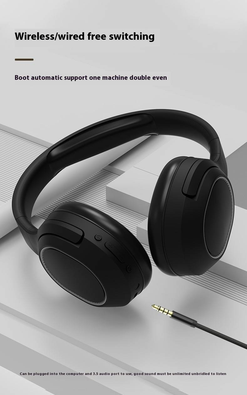BH K3 Wireless Head Mounted Bluetooth V5.4 Headset Fantasy Light Effect Can Be Inserted TF Card_voghion.com