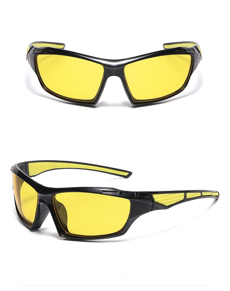 Polaryzowane sportowe wiatroszczelne męskie i damskie okulary przeciwsłoneczne zmieniające kolor, odporne na zachlapanie, okulary przeciwsłoneczne do jazdy na rowerze, profesjonalne okulary do jazdy na świeżym powietrzu_voghion.com