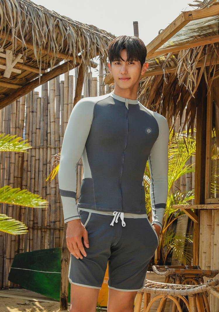 Trajes de buceo, protección solar para hombres y mujeres, secado rápido, dos piezas, manga larga, pantalones largos, trajes de snorkel, trajes de baño, surf_voghion.com