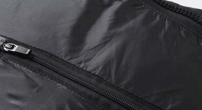 Premium Black & Gold Down Jacket – 700FP White Goose Feather, Unisex Short-Length, Waterproof & Windproof (Black)_voghion.com