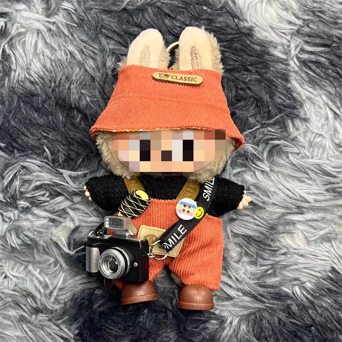 (Keine Puppen) Für Labubu Kleidung Monster Handgemachtes Streetwear Outfit Set für 17cm_voghion.com