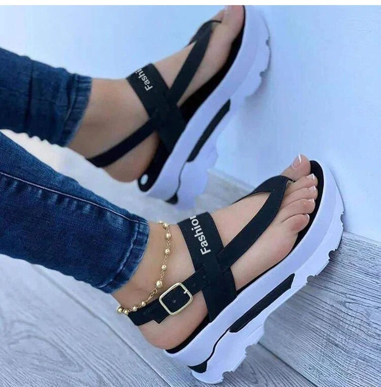 Neue Sandalen für Keile Schuhe Frauen Plattform Heels Alias Mujer Sommer Flip-Flops_voghion.com