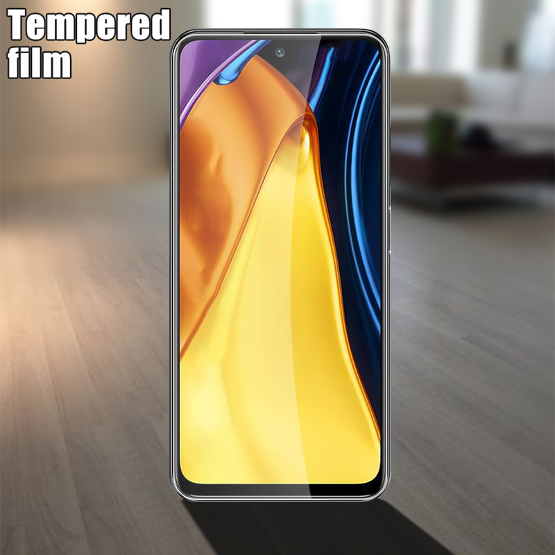 2 Stéck Gehäerzt Glas fir Xiaomi Poco M3 Pro 5G M3pro Glas Bildschirmschutz Fir Poco m3 Poko x3 pro nfc f3 Schutzglasfolie_voghion.com