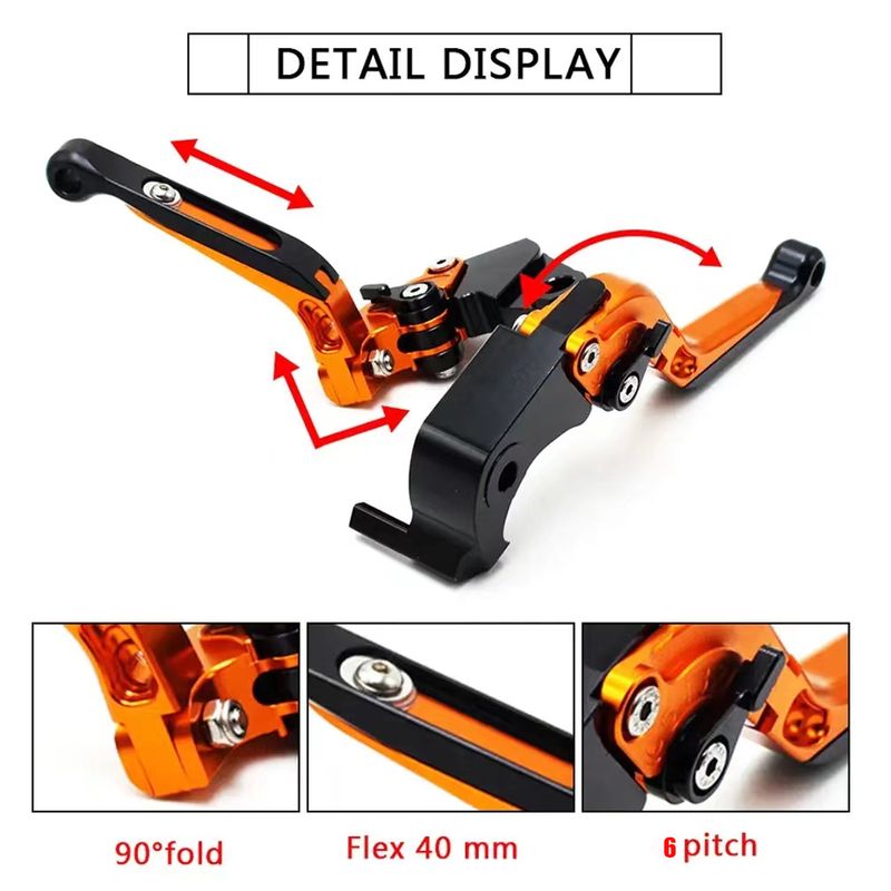 FÜR GSX-8S GSX8S 2024 Neue Motorradteile CNC 6-Gang einstellbarer, versenkbarer, faltbarer Bremskupplungshebel gsx-8s 2023-2024_voghion.com