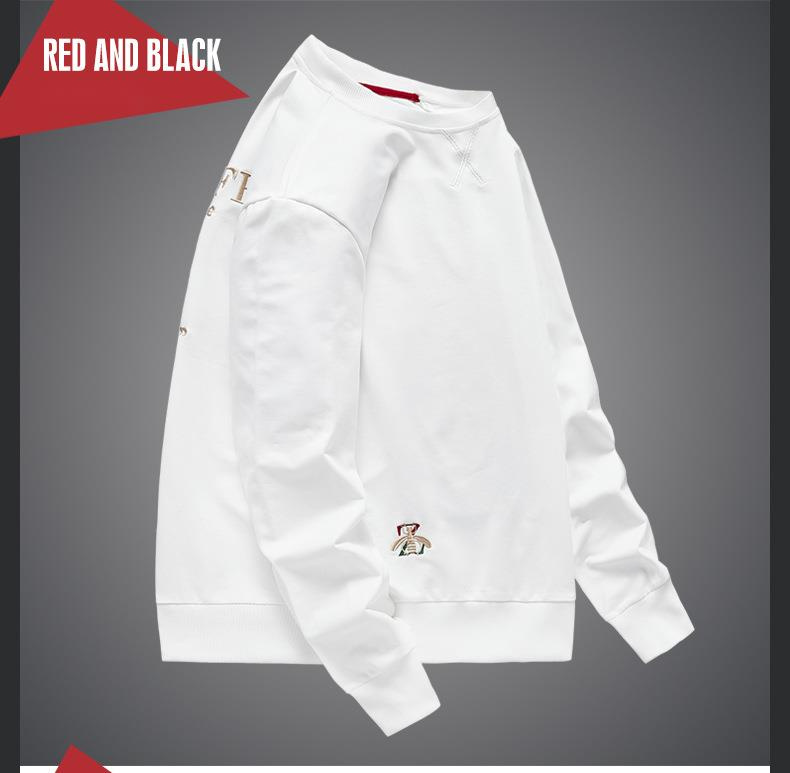 2023 novo conjunto de primavera moda masculina bordado pequena abelha conjunto masculino_voghion.com