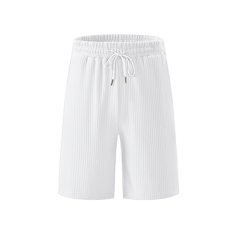 Vêtements pour hommes, short d'été léger et luxueux en jacquard double ligne, style décontracté, sport, ample, tendance, pour la plage_voghion.com