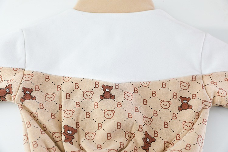 Ensemble d'hiver deux pièces en peluche pour garçons, Style étranger, manteau Cool pour bébés et nourrissons_voghion.com
