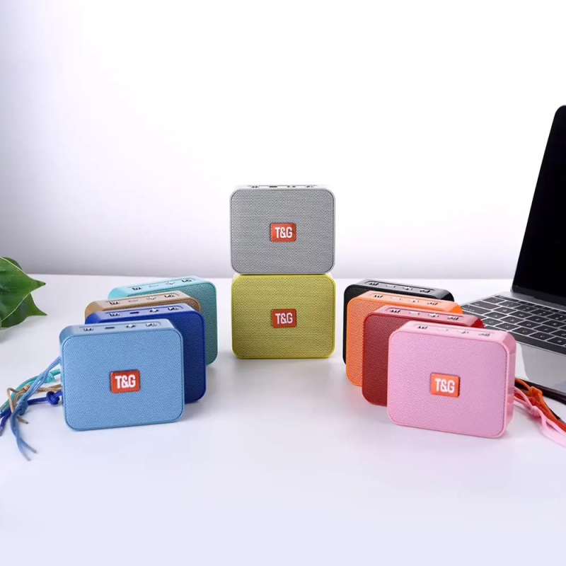 TG166 Bærbar Bluetooth-højttaler Trådløs Mini Bassøjle Boombox BT USB TF AUX Play Udendørs højttaler til Smart Phone Tablet_voghion.com