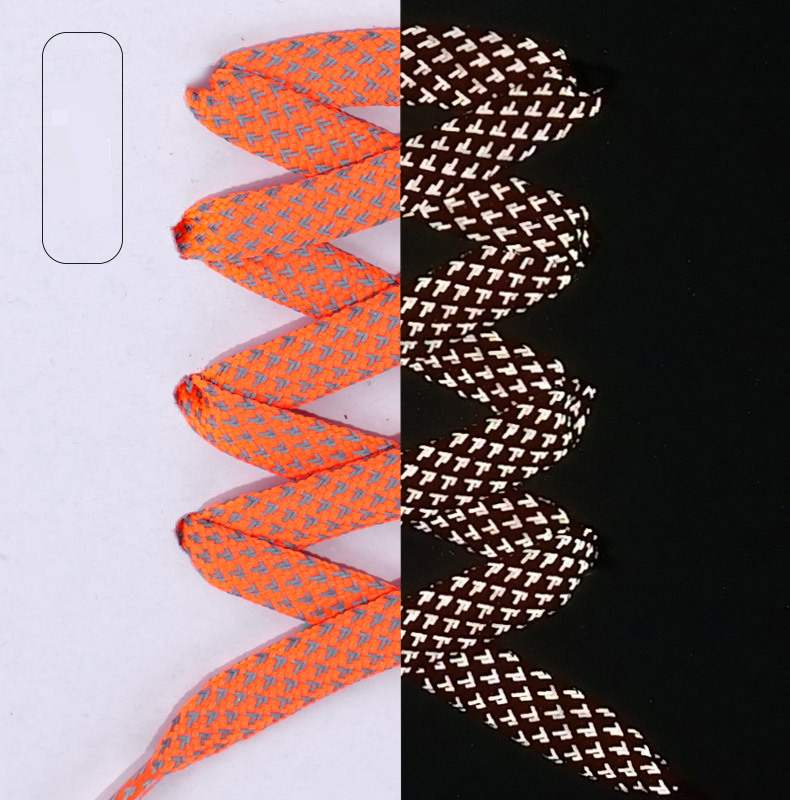 Accessori per scarpe, attrezzatura per la corsa notturna luminosa bifacciale, scarpe sportive bianche, scarpe da basket, colore bianco e nero_voghion.com