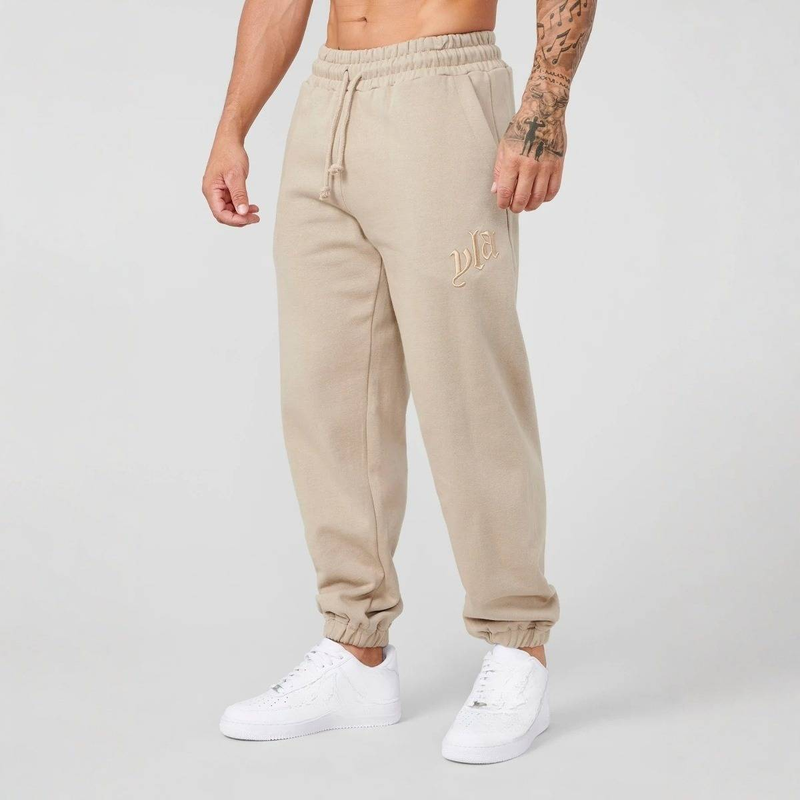 Men's Clothing New Men's Sports Pants Heavy Terry Embroidered Trousers Joggers Sports Fitness Pants With Cuffs_voghion.com