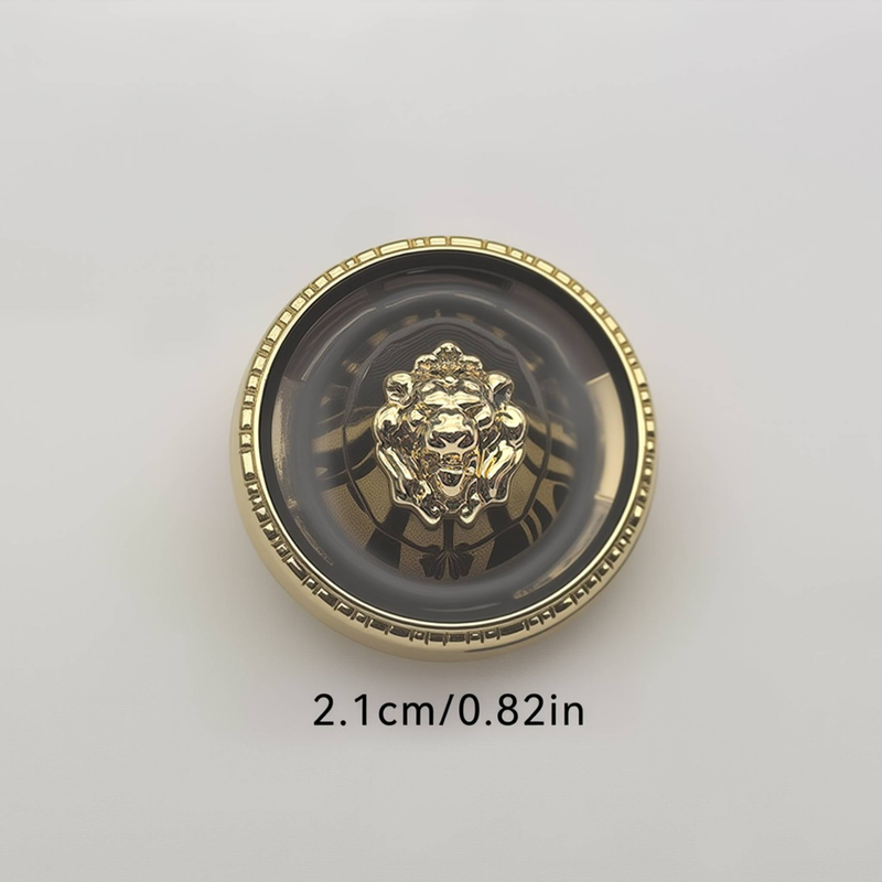 10 bottoni piatti in metallo elettroplaccato da 16 mm/0,63 pollici ~ 21 mm/8,2 pollici adatti per camicie, cappotti, pantaloni._voghion.com
