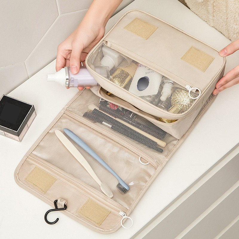 Storage Bags Hook Toiletry Bag Travel Storage Portable Large Capacity Multifunctional Portable Cosmetics Storage Bag_voghion.com