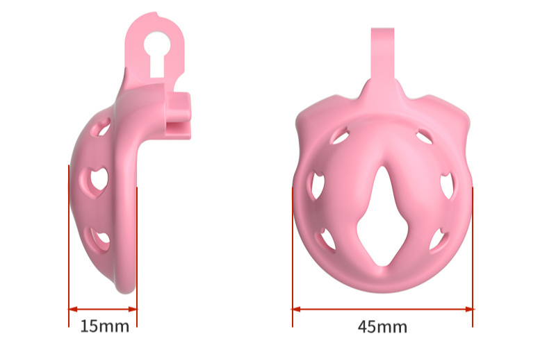 Male Chastity Lock Transvestite Chastity Lock Plastic Lock Cute Cage SM Ring Dog Slave Bondage Training Supplies_voghion.com