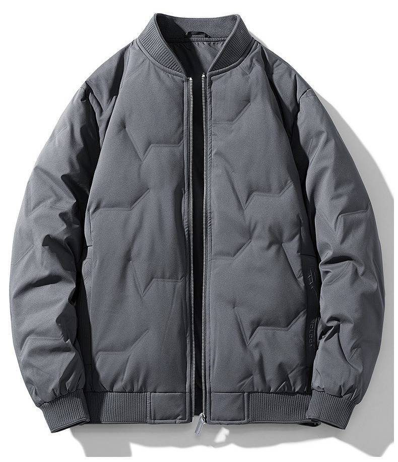 Giubbotto bomber invernale da uomo di alta qualità con piumino d'anatra bianco al 90%, caldo piumino per il freddo, stile aviatore casual, antivento e antigelo_voghion.com