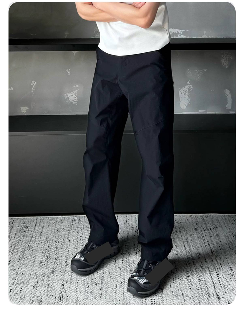 Leichte Herren-Wanderhose – Schnelltrocknende Stretch-Outdoorhose (Schwarz/Olivgrün/Anthrazit/Stein)_voghion.com