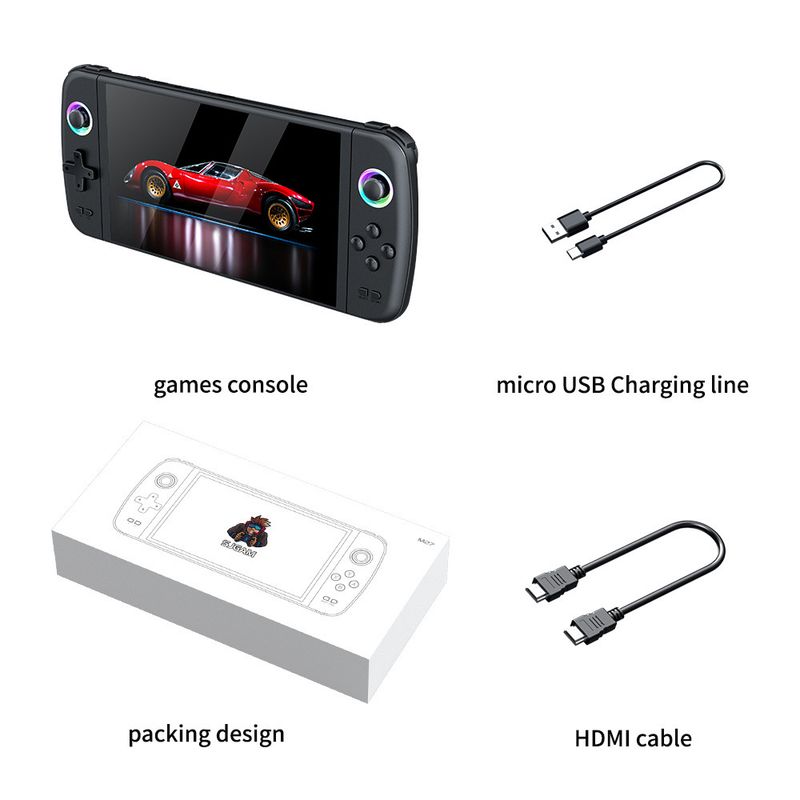 M27 Portable Handheld Game Console With HDMI, Wireless Controller, 64GB/128GB Storage, Android OS For Retro Gaming & TV Play_voghion.com