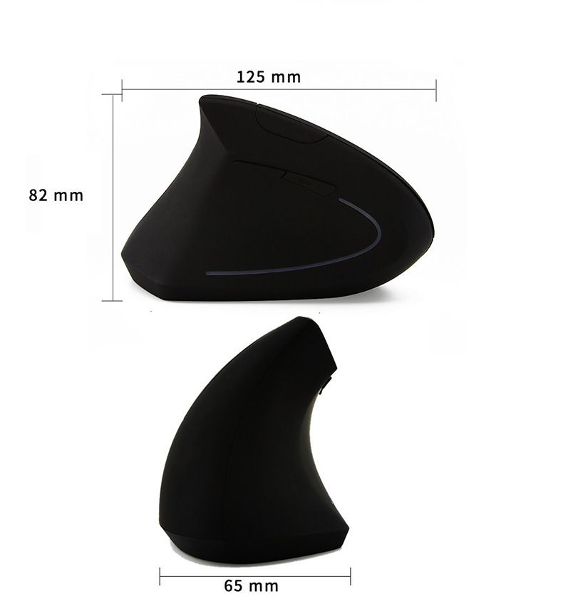 Vertikale Ergonomische Tragbare Kabelgebundene USB-Funkmaus Wiederaufladbare Bluetooth-Gaming-PC-Gamer Für Computer Laptop Mause-Zubehör_voghion.com