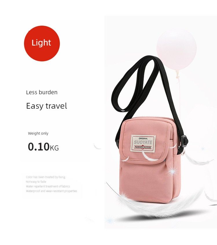 Borsa a tracolla elegante e rinfrescante, per il tempo libero all'aperto, da donna, portatile, compatta, di colore caramella._voghion.com