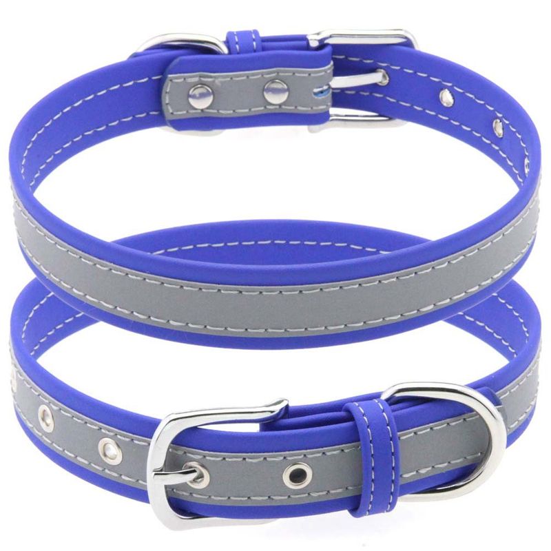 Guinzaglio per cani di piccola, media e grande taglia, collare per passeggiate, in ultra-fibra riflettente, confortevole, resistente all'usura e anti-strangolamento_voghion.com