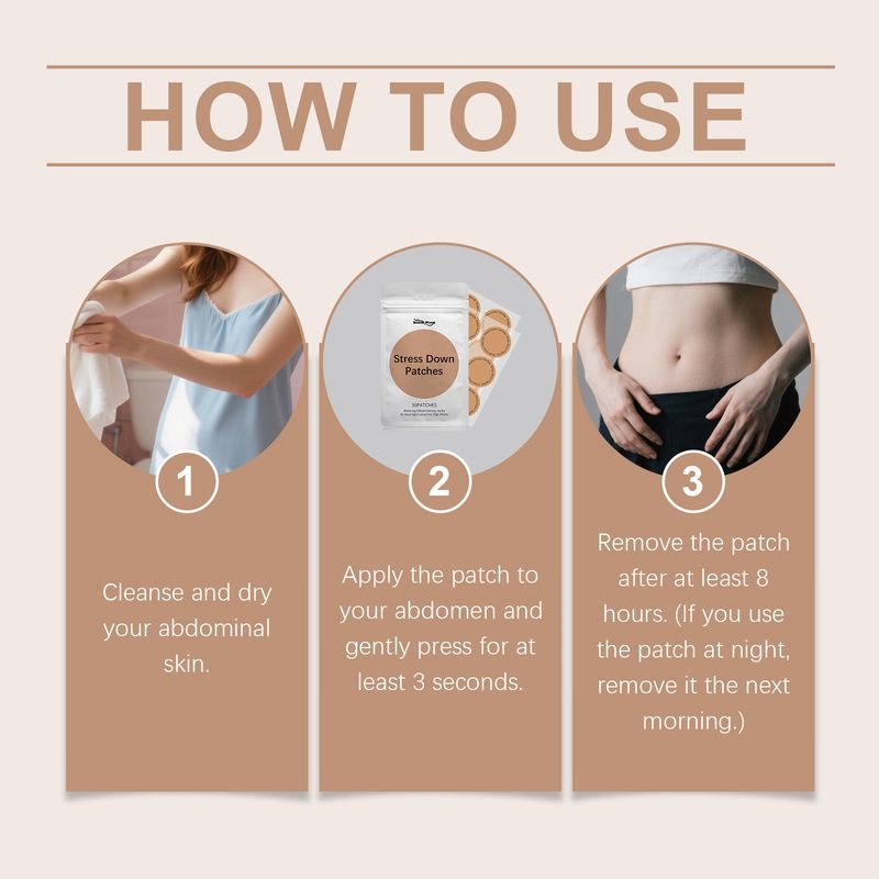 SOUTH MOON Herbal Gentle Moisturizing Skin Care Nourishing Body Navel Patch_voghion.com