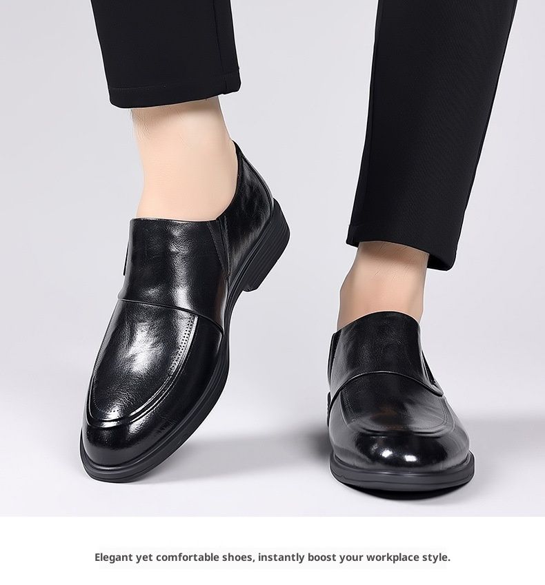 WalkPrime WalkPrime Foreign Trade Autumn New Men's British Business Casual Leather Shoes Trendy Four Seasons Pointed Toe Loafers Slip-On_voghion.com