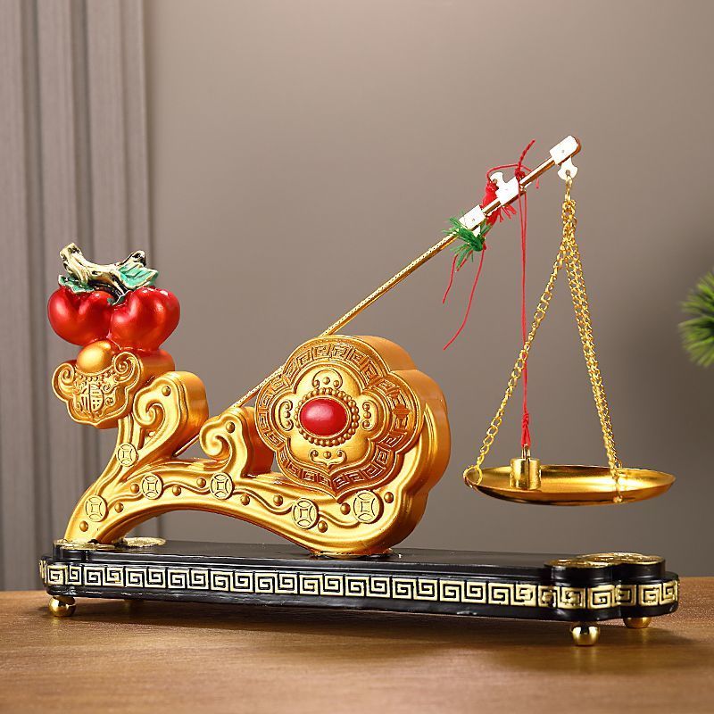 New Chinese Home Decor: A Joyful of Satisfied Ornaments, High end Light Luxury Living Room, Entrance TV Cabinet_voghion.com