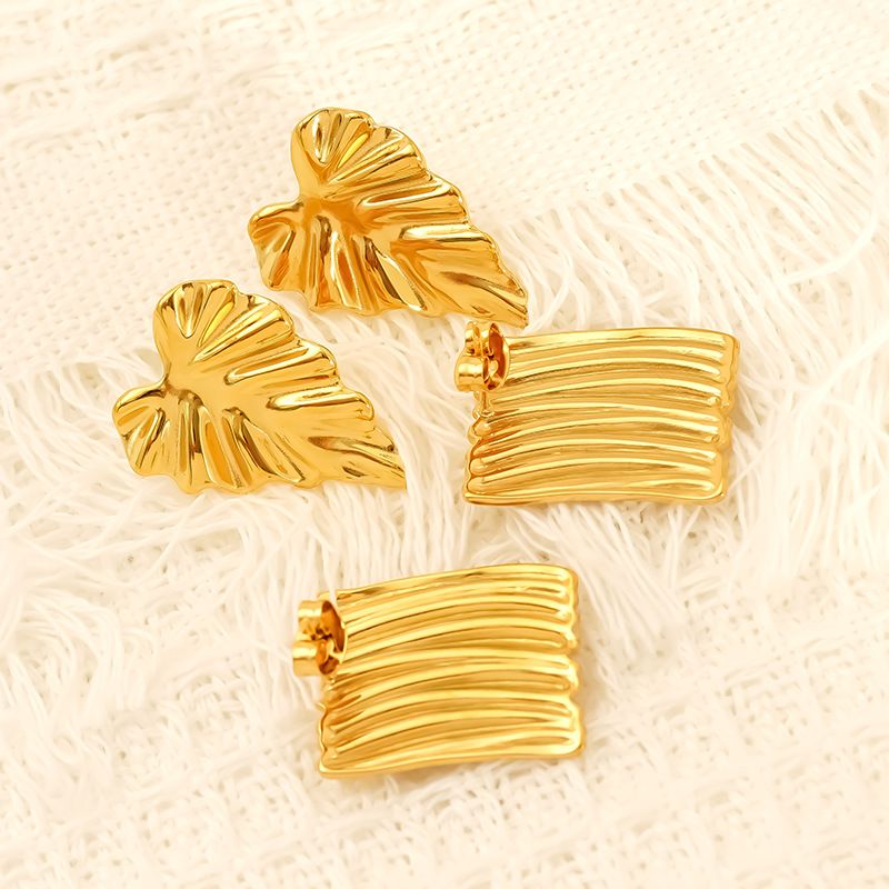 Orecchini unisex alla moda in acciaio inossidabile, temperamento versatile, orecchini in acciaio al titanio, orecchini da donna_voghion.com