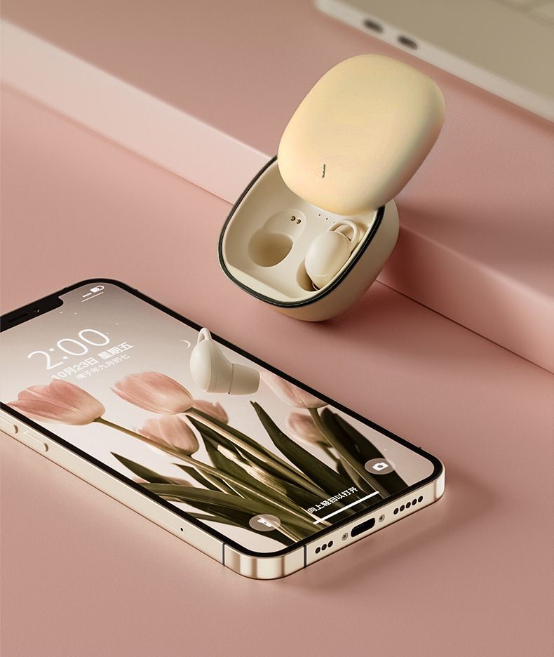 Auricolari wireless YaShoo - Cancellazione del rumore per dormire, connettività Bluetooth, design completamente in-ear, durata della batteria di 4 ore_voghion.com