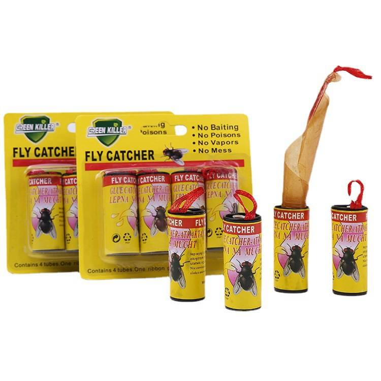 Fly Roll Sticky 1pc Paper Trap Sticky Roll Powerful Adhesive Insects_voghion.com