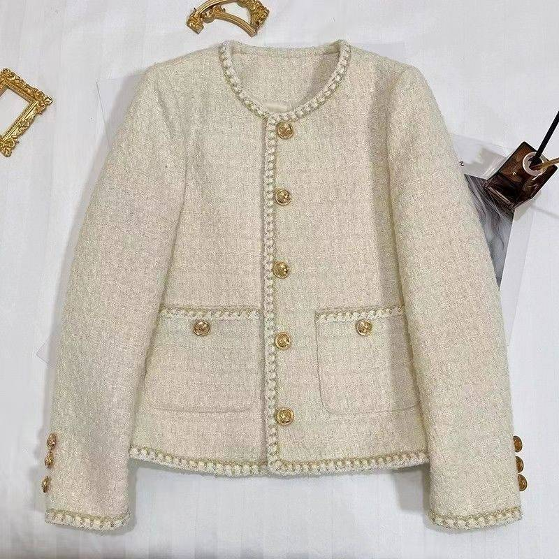 Ropa de mujer Chaqueta corta suelta de alta gama temperamento estilo dama superior_voghion.com