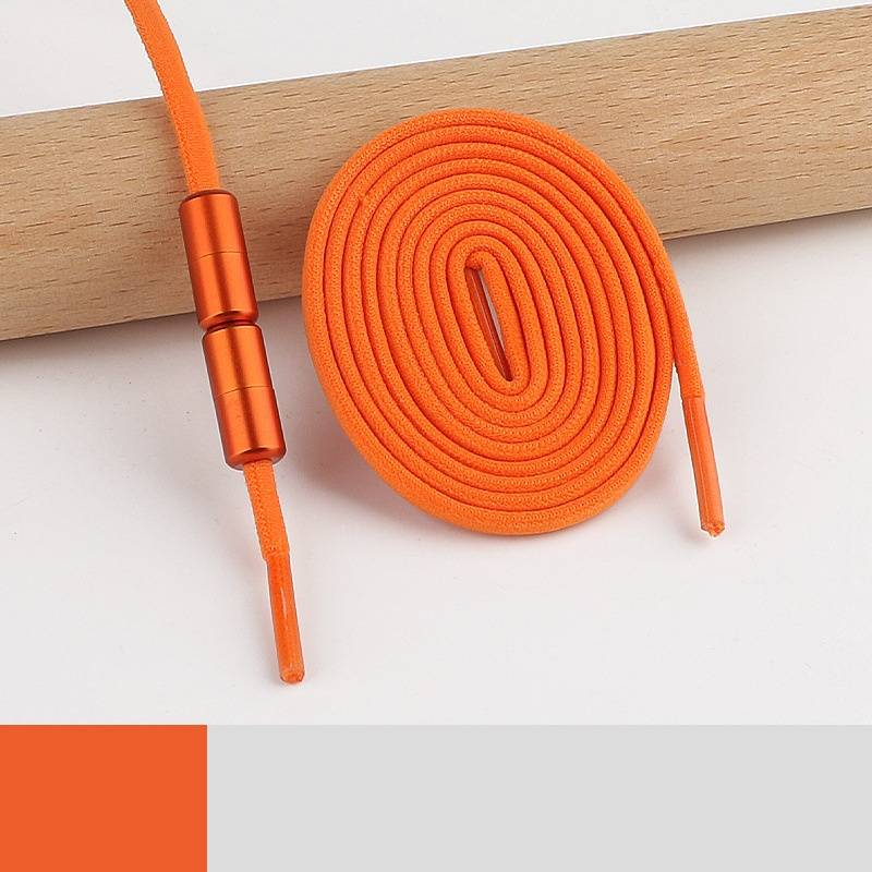 Accessori per scarpe Lacci elastici per scarpe da annodare liberamente Lacci per scarpe elastici colorati in metallo Capsula Fibbie per lacci per scarpe da annodare liberamente per bambini_voghion.com
